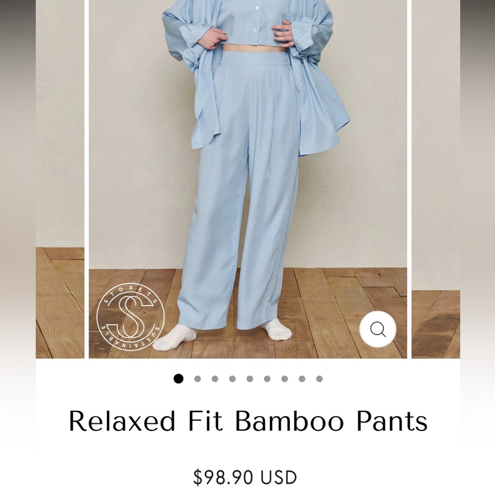 NWT Storets relaxed fit bamboo pants